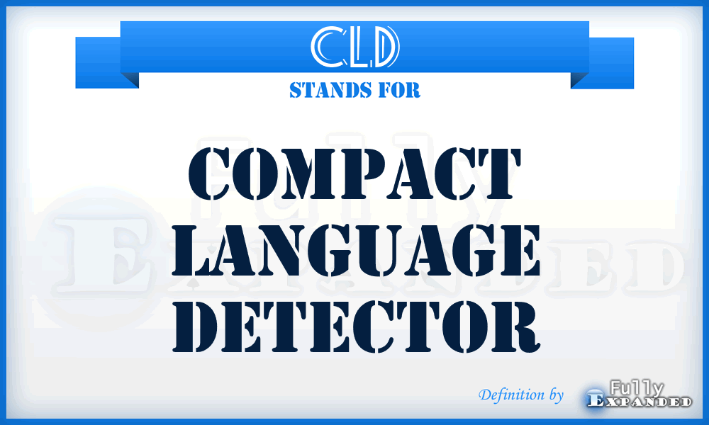 CLD - Compact Language Detector