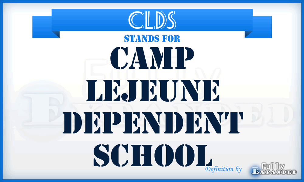 CLDS - Camp Lejeune Dependent School