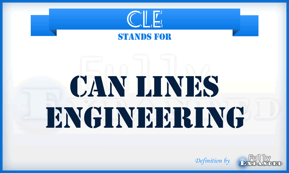 CLE - Can Lines Engineering
