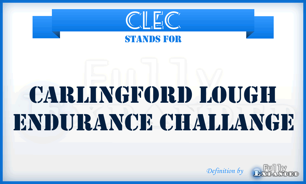 CLEC - Carlingford Lough Endurance Challange