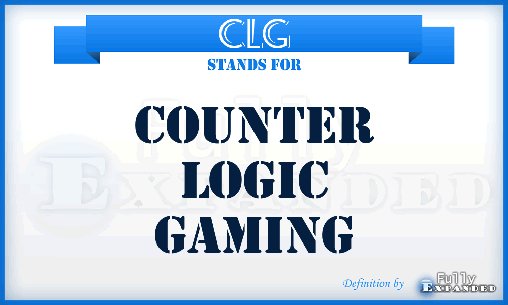 CLG - Counter Logic Gaming