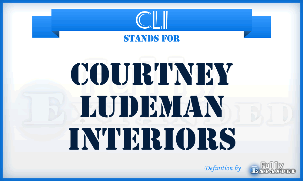 CLI - Courtney Ludeman Interiors