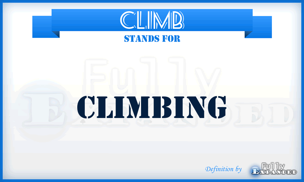 CLIMB - Climbing