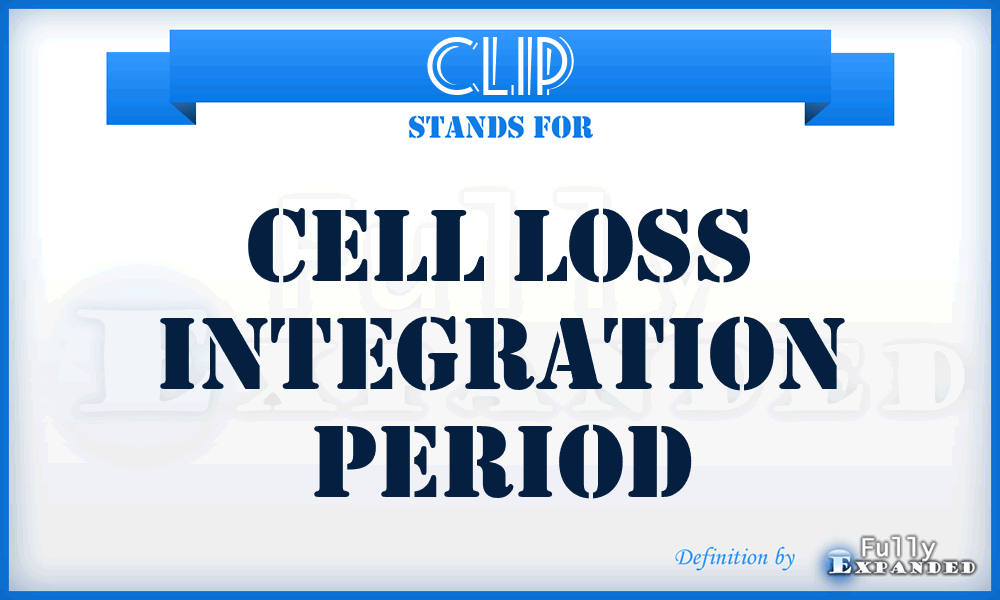 CLIP - Cell Loss Integration Period