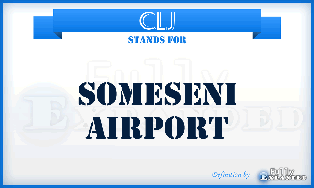 CLJ - Someseni airport