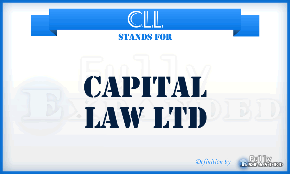 CLL - Capital Law Ltd