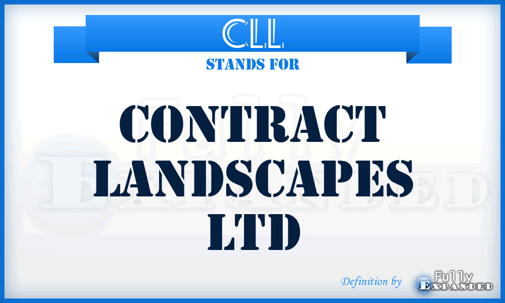 CLL - Contract Landscapes Ltd