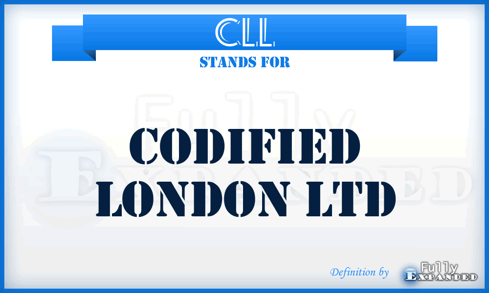 CLL - Codified London Ltd