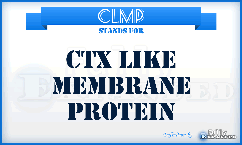 CLMP - Ctx Like Membrane Protein