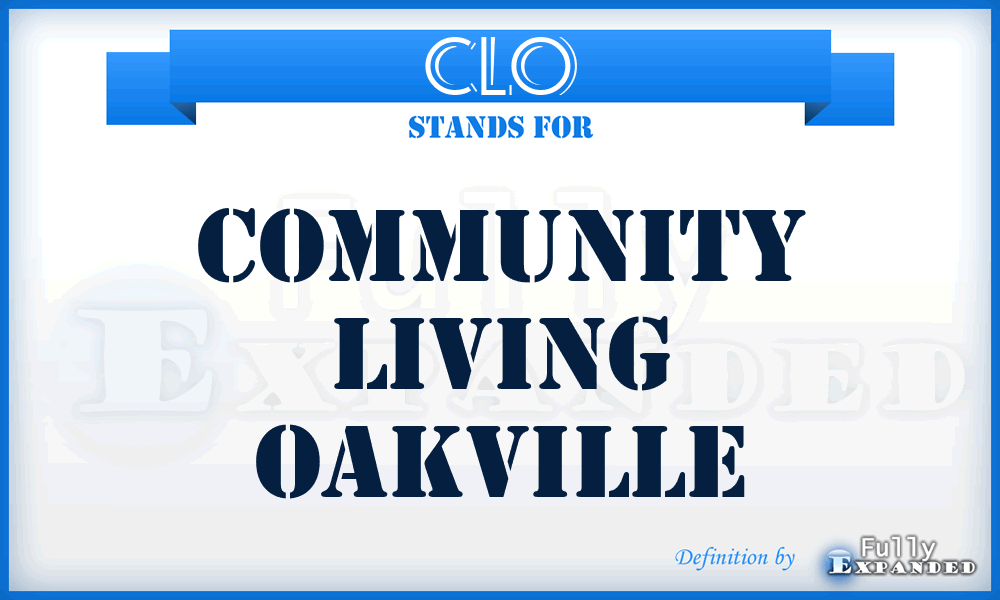 CLO - Community Living Oakville