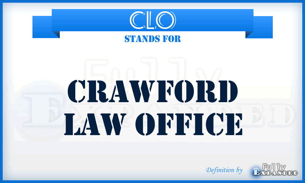 CLO - Crawford Law Office