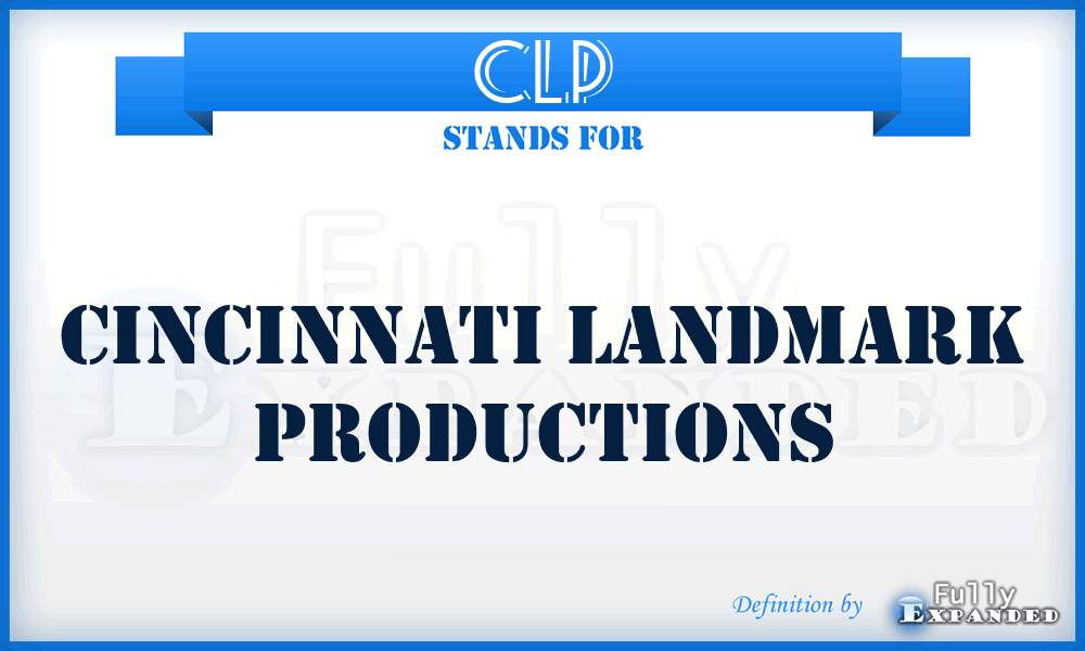 CLP - Cincinnati Landmark Productions