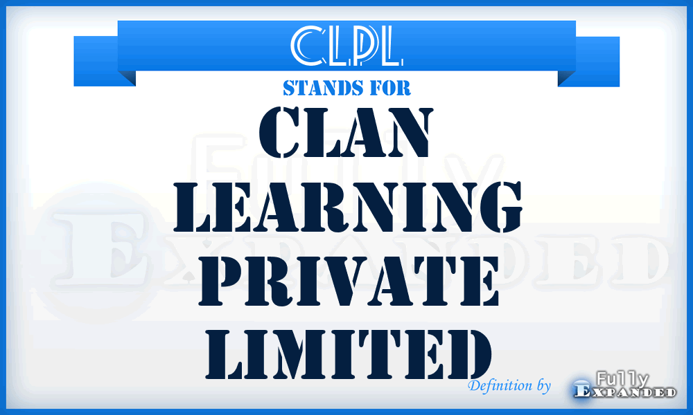 CLPL - Clan Learning Private Limited