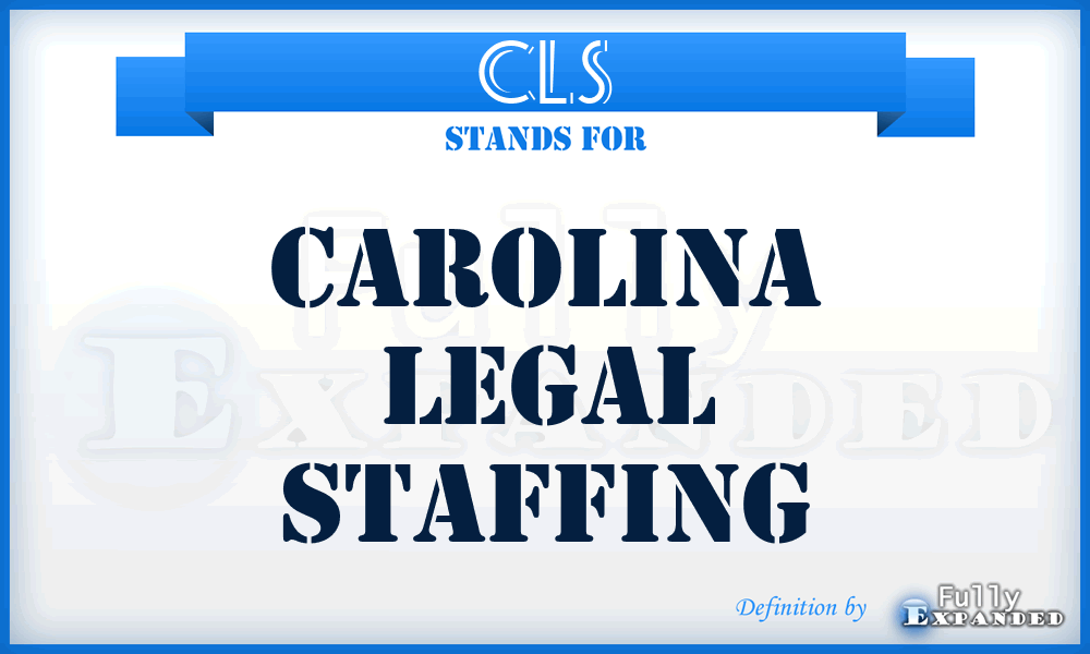 CLS - Carolina Legal Staffing