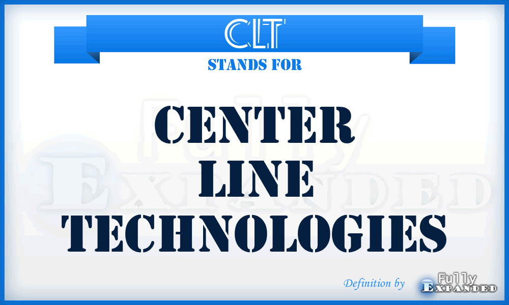 CLT - Center Line Technologies