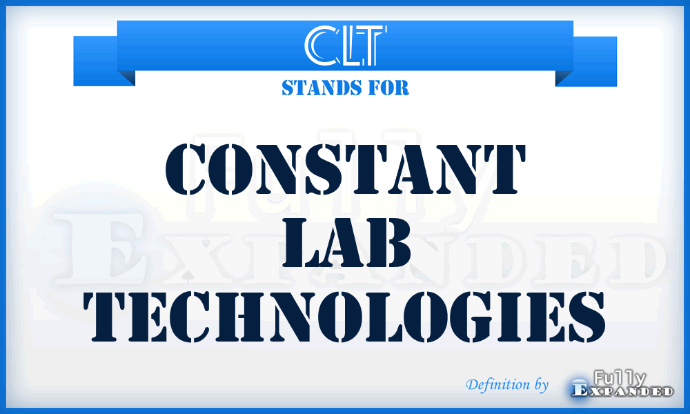 CLT - Constant Lab Technologies