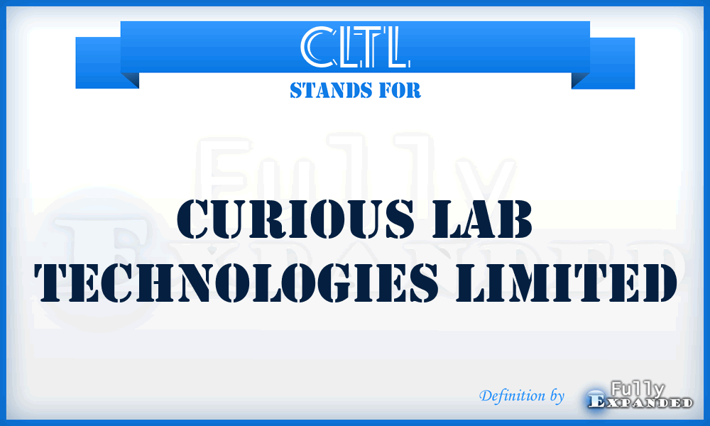 CLTL - Curious Lab Technologies Limited