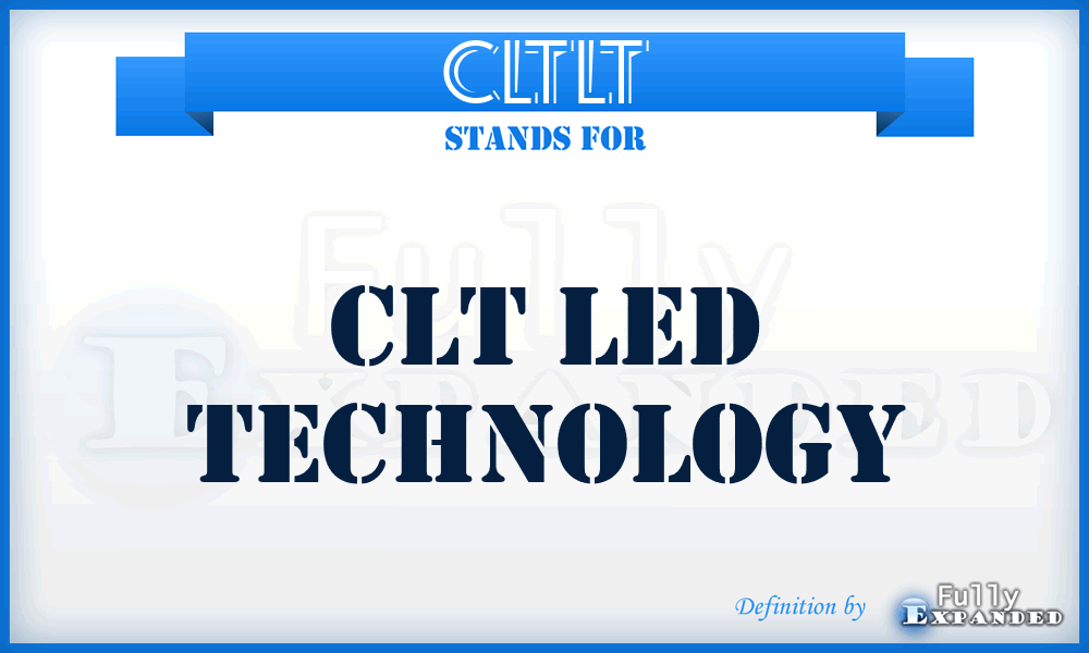 CLTLT - CLT Led Technology