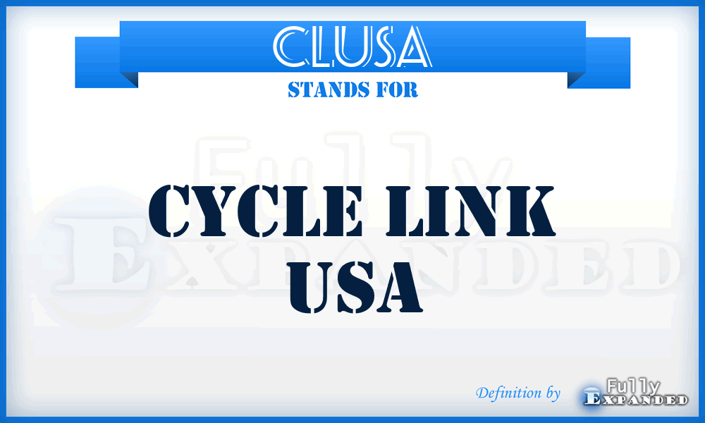 CLUSA - Cycle Link USA