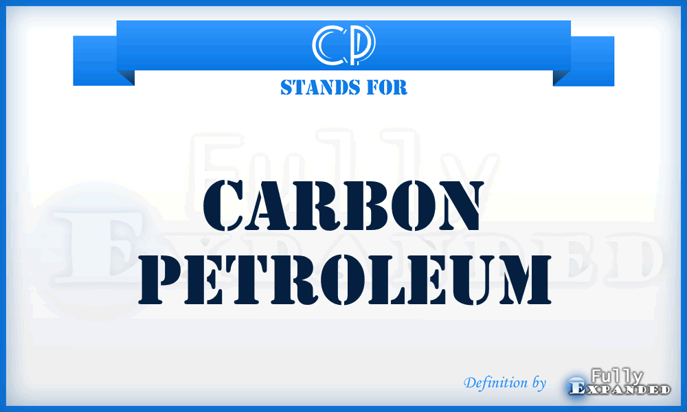 CP - Carbon Petroleum