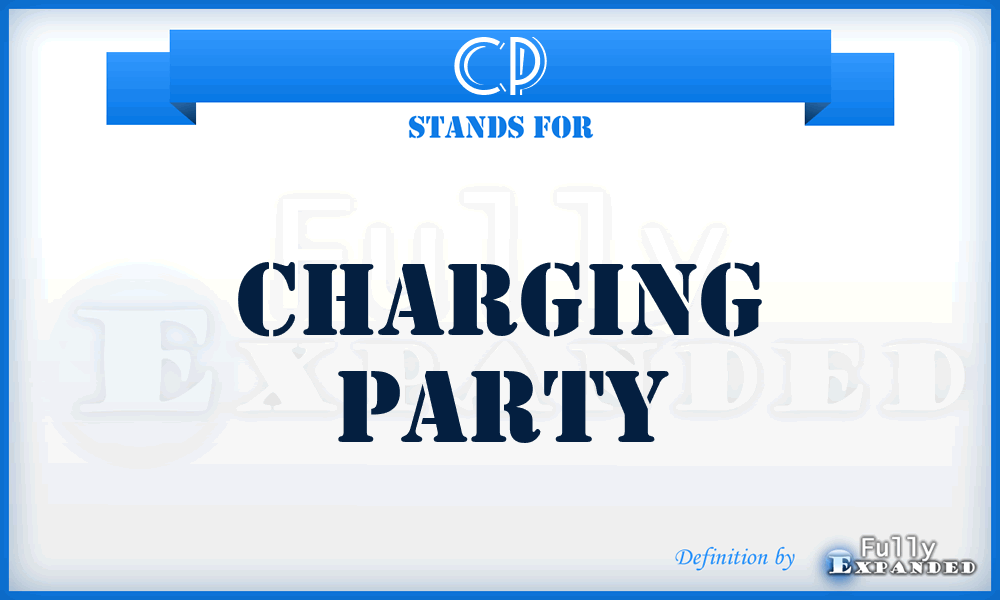 CP - Charging Party