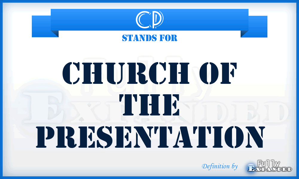 CP - Church of the Presentation