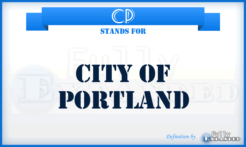 CP - City of Portland