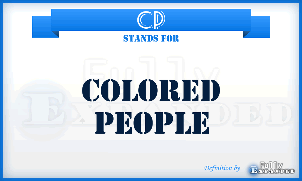 CP - Colored People