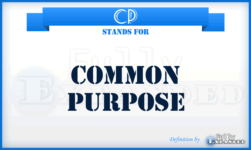 CP - Common Purpose