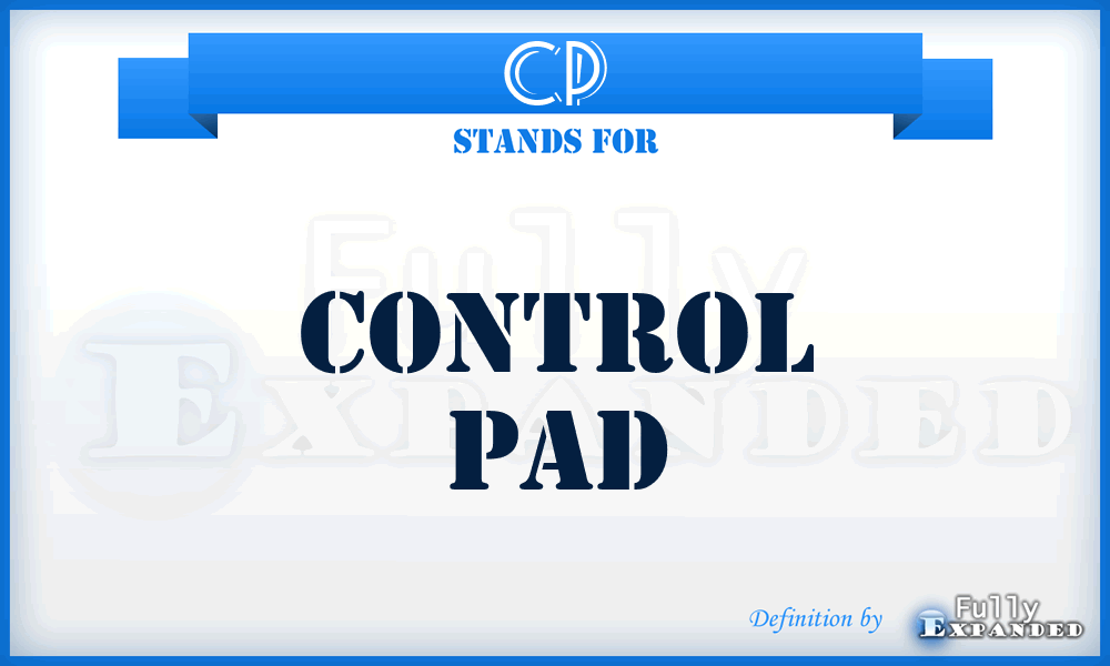 CP - Control Pad