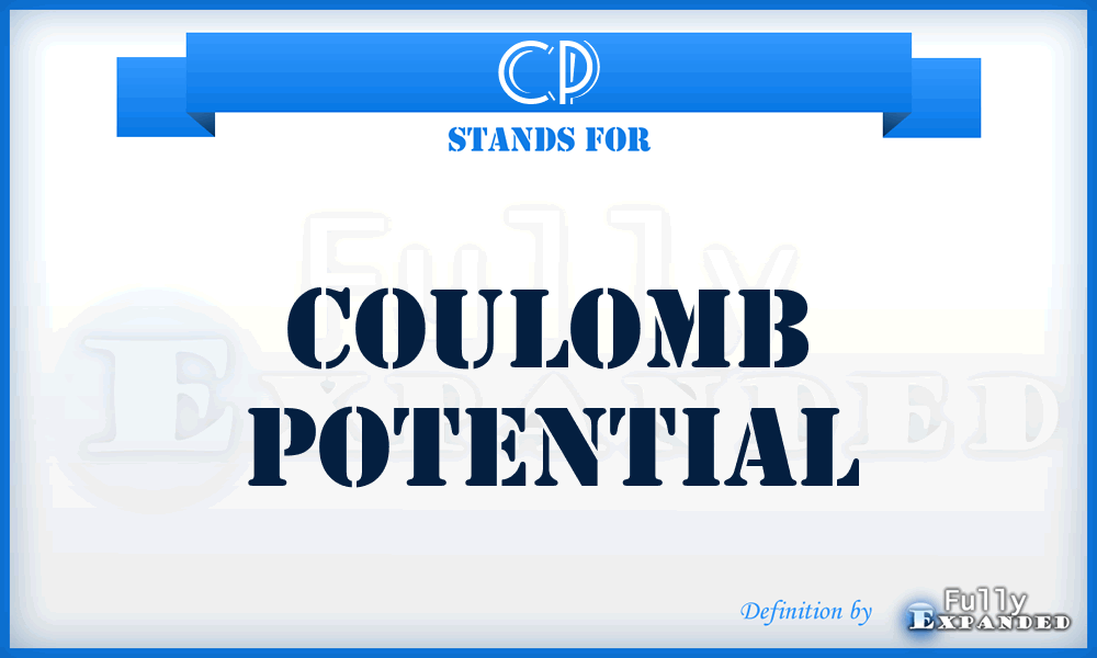 CP - Coulomb Potential