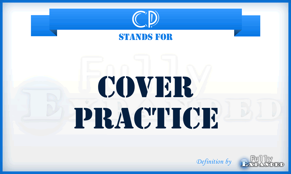 CP - Cover Practice