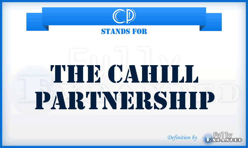 CP - The Cahill Partnership