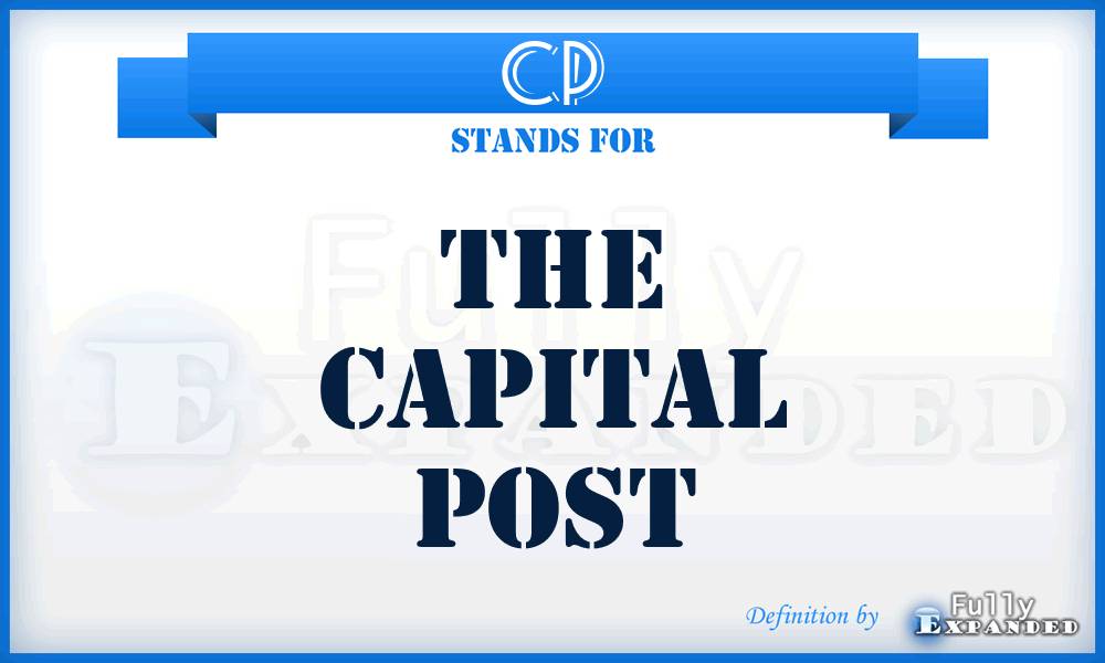 CP - The Capital Post