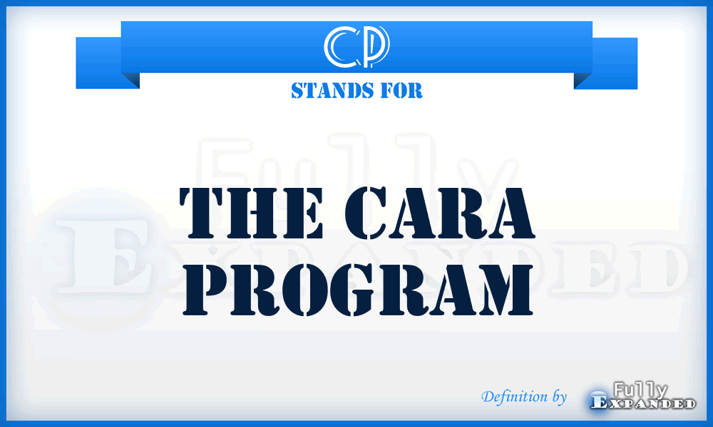 CP - The Cara Program