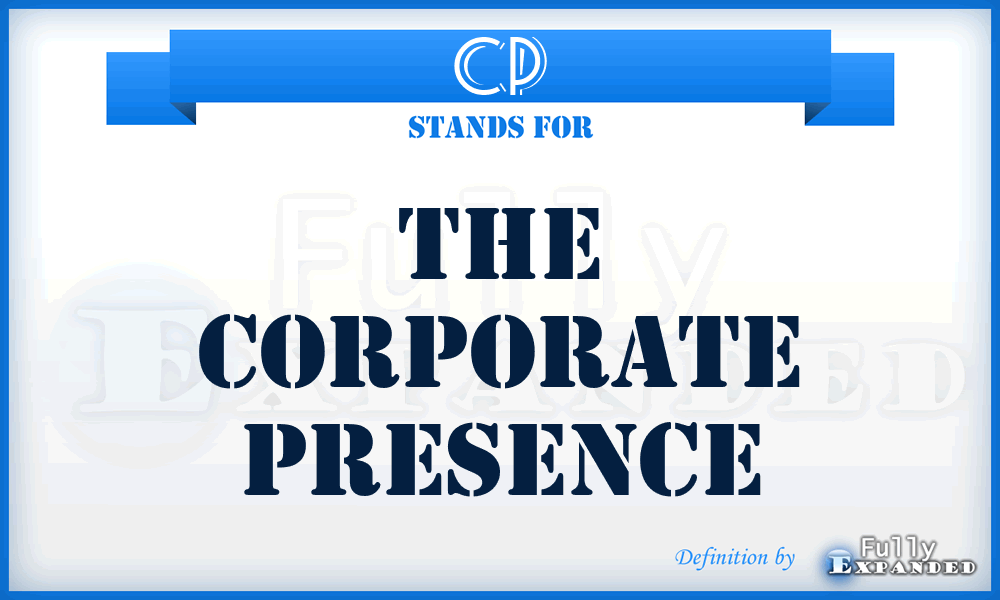 CP - The Corporate Presence