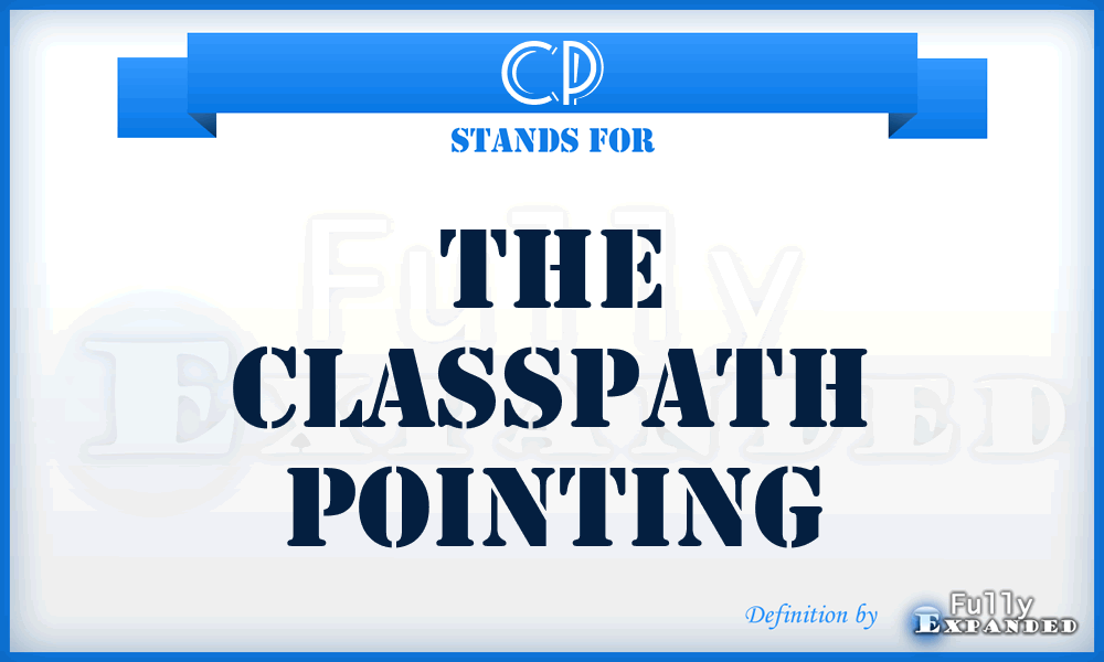 CP - The Classpath Pointing