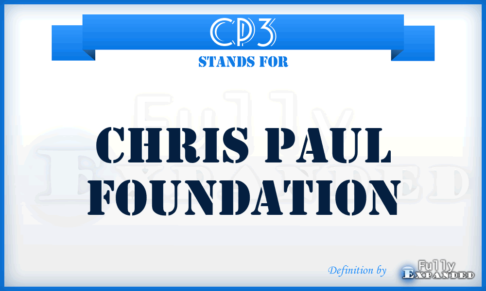 CP3 - Chris Paul Foundation