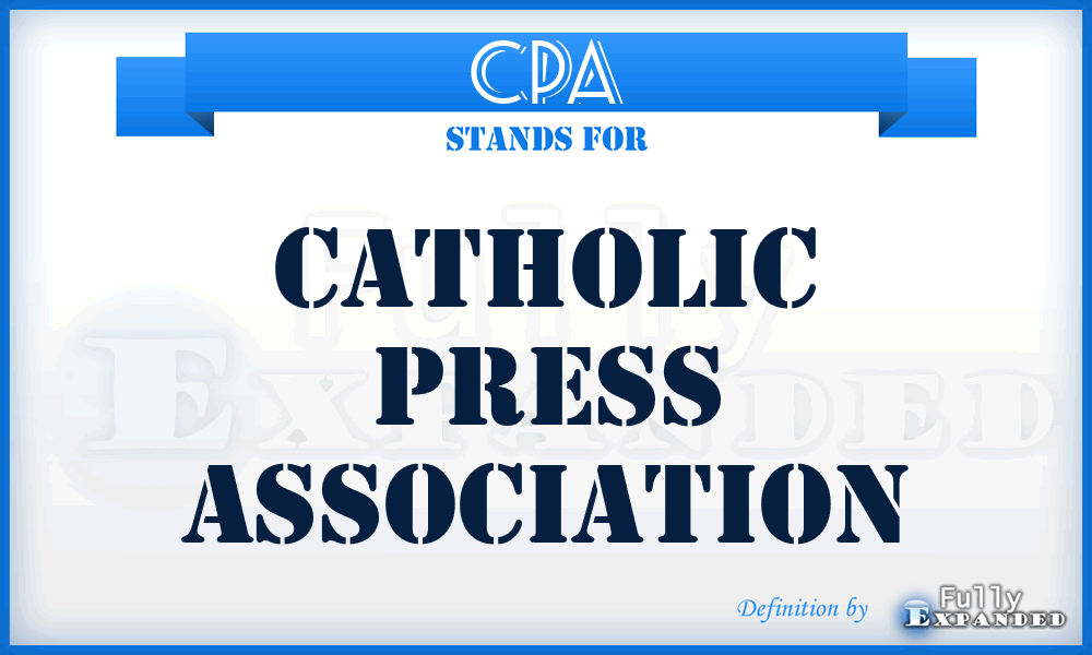 CPA - Catholic Press Association