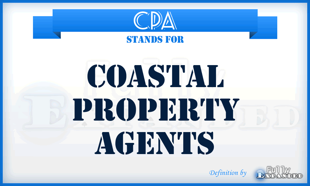 CPA - Coastal Property Agents