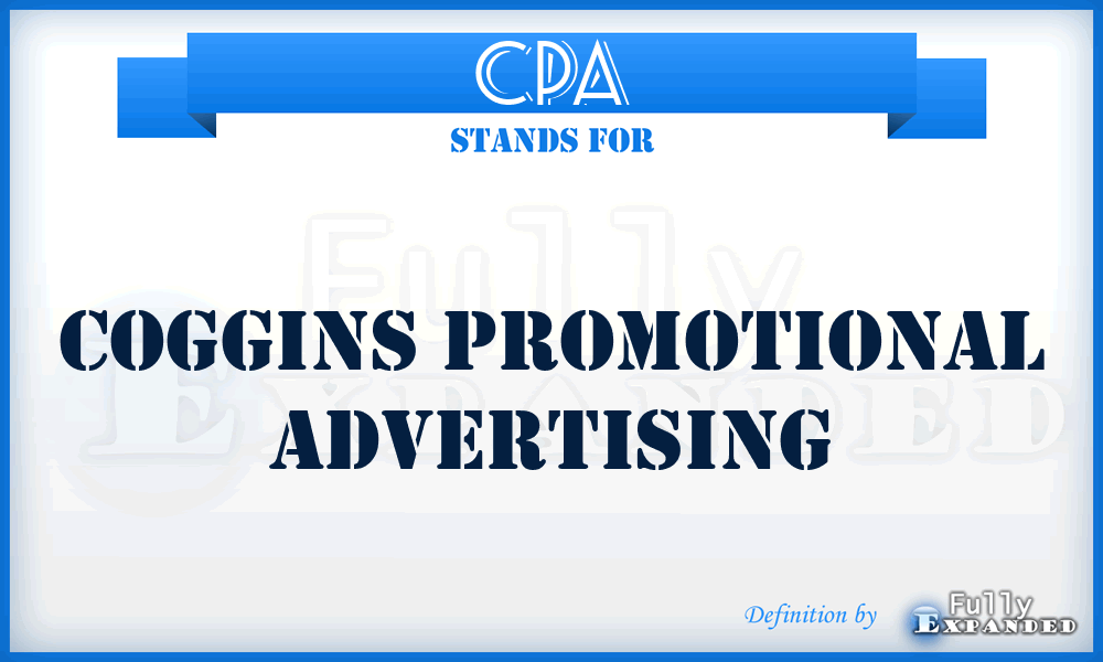 CPA - Coggins Promotional Advertising