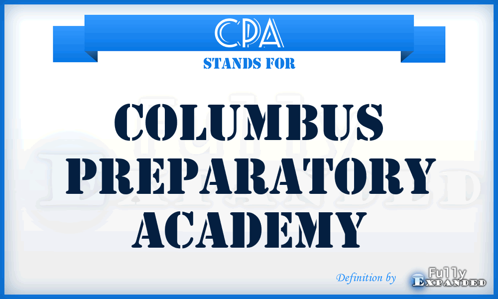 CPA - Columbus Preparatory Academy