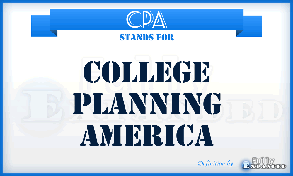 CPA - College Planning America