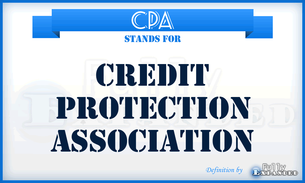 CPA - Credit Protection Association