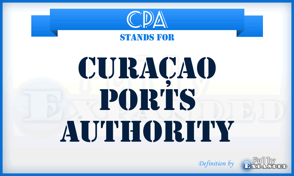 CPA - Curaçao Ports Authority