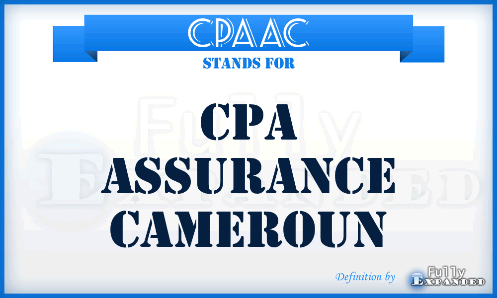 CPAAC - CPA Assurance Cameroun
