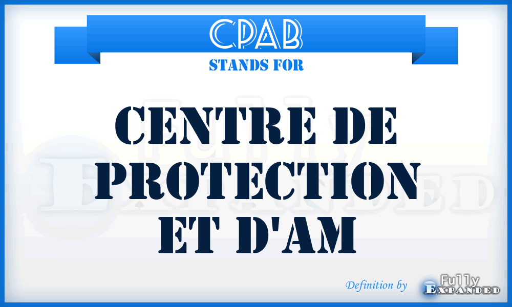 CPAB - Centre de Protection et d'Am