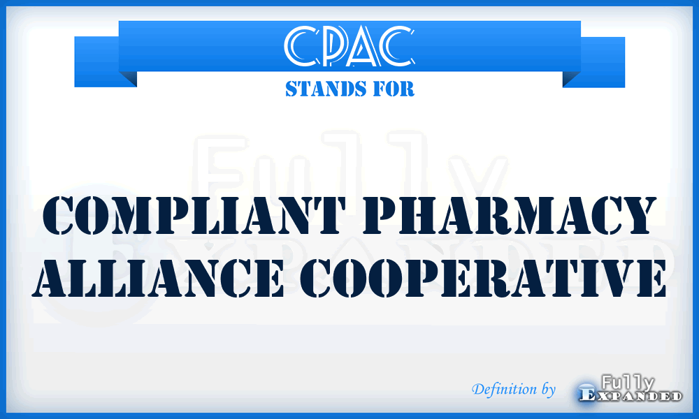 CPAC - Compliant Pharmacy Alliance Cooperative