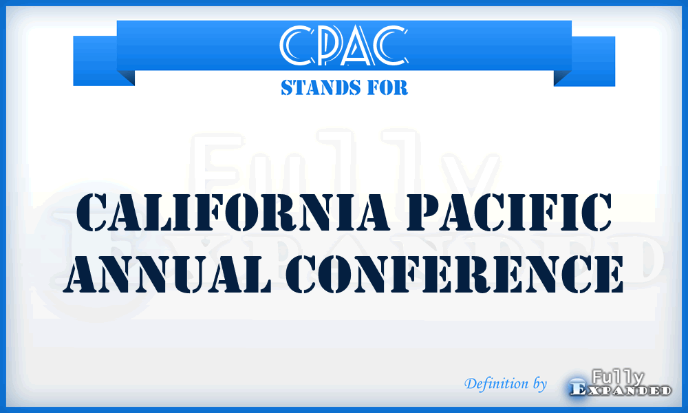 CPAC - California Pacific Annual Conference