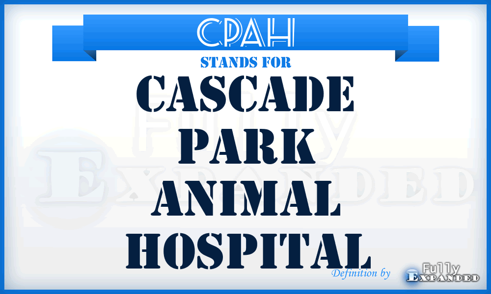 CPAH - Cascade Park Animal Hospital